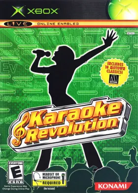 Karaoke Revolution (USA) box cover front